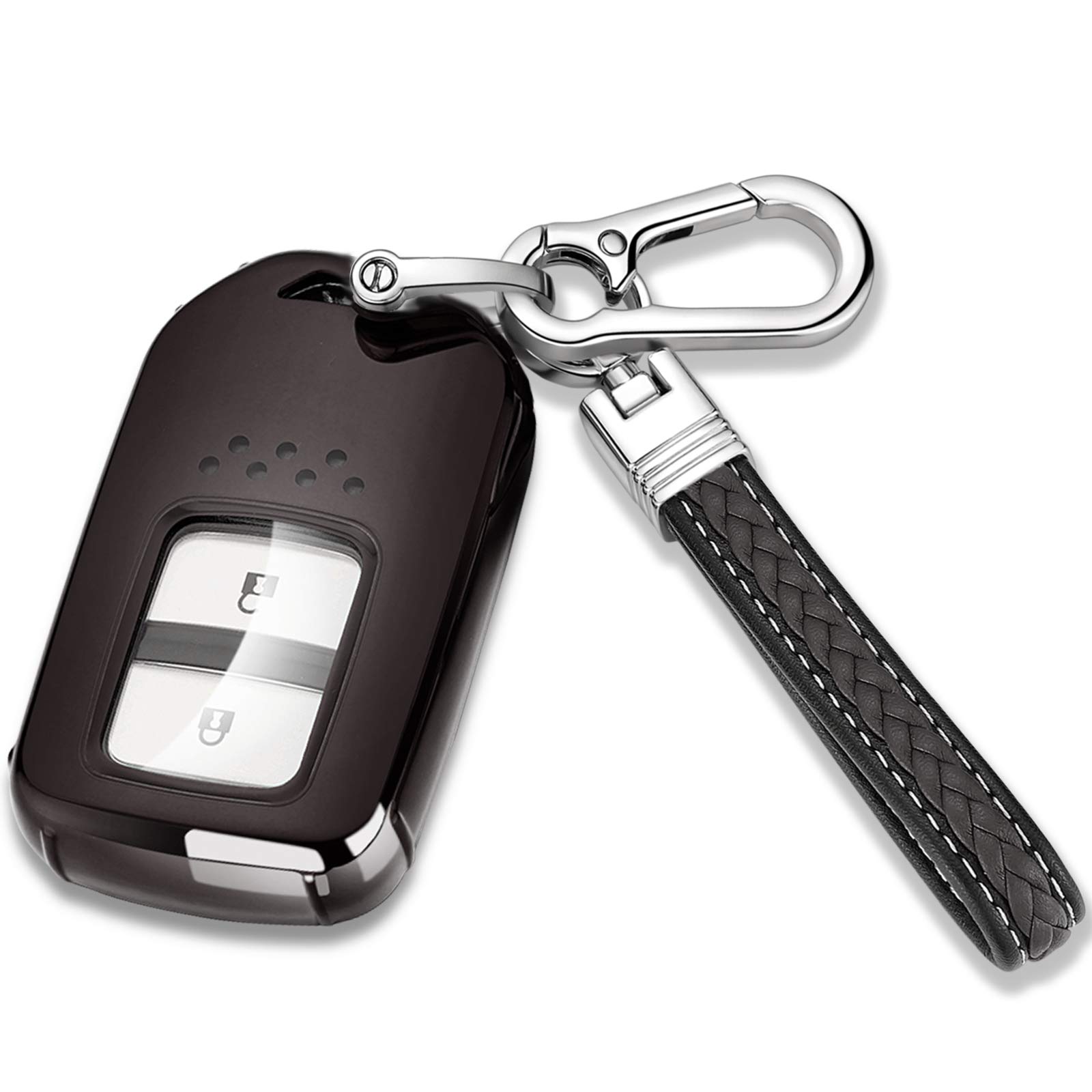 

XRise HONDA Интеллектуальный ключ Смарт-ключ Чехол для Премиум Ключ-кнопки от царапин Бесключевой доступ для Honda Civic Accord Fit Pilot Odyssey Черный чехол, Honda, чёрный