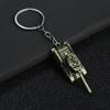 Tank Keychain Pendant Metal Military Tank Keychain Lightweight Retro Bag Charm Accessories for Men And Women Tank Lovers