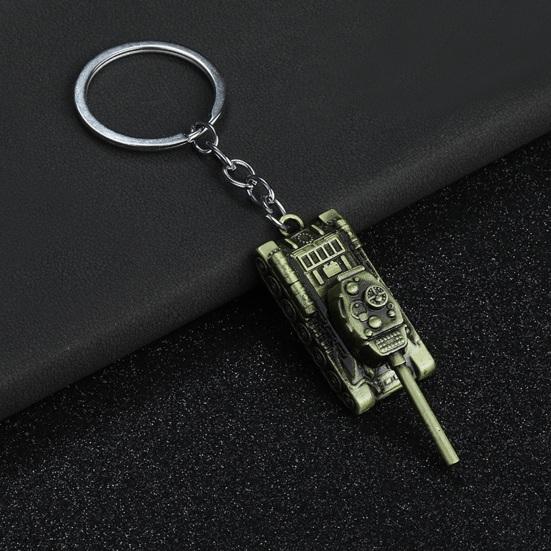 Tank Keychain Pendant Metal Military Tank Keychain Lightweight Retro Bag Charm Accessories for Men And Women Tank Lovers