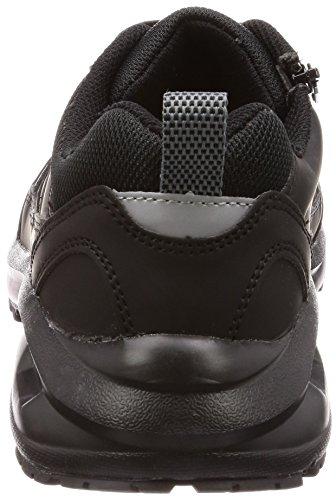 Spalding JIN 3320 Men's Lightweight Walking Shoes, Wide Width, Size 6E, Black, Size 26.0 cm, G