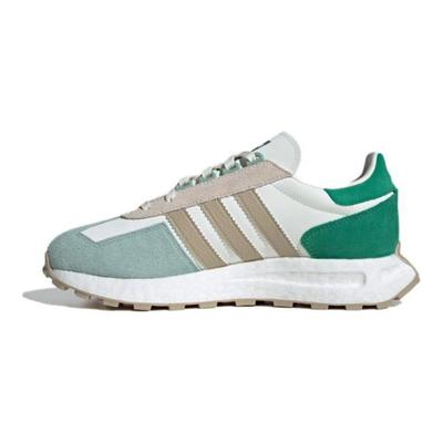Originals Retropy E5 Pelle Sintetica Comode Versatili Scarpe Casual Lifestyle Basse Unisex Scarpe Casual Bianco Sporco Verde IH3401