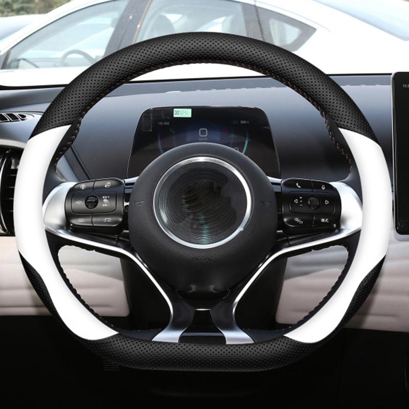 Car Steering Wheel Cover Wrap for BYD DOLPHIN MINI Braid On Steering-Wheel Cover Holder Handbar Protector Auto Cute Accessories