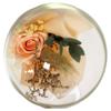 Q-FLA Preserved Flower Dome Arrangement, Orange, Perfect for Gifts and Celebrations, 813672