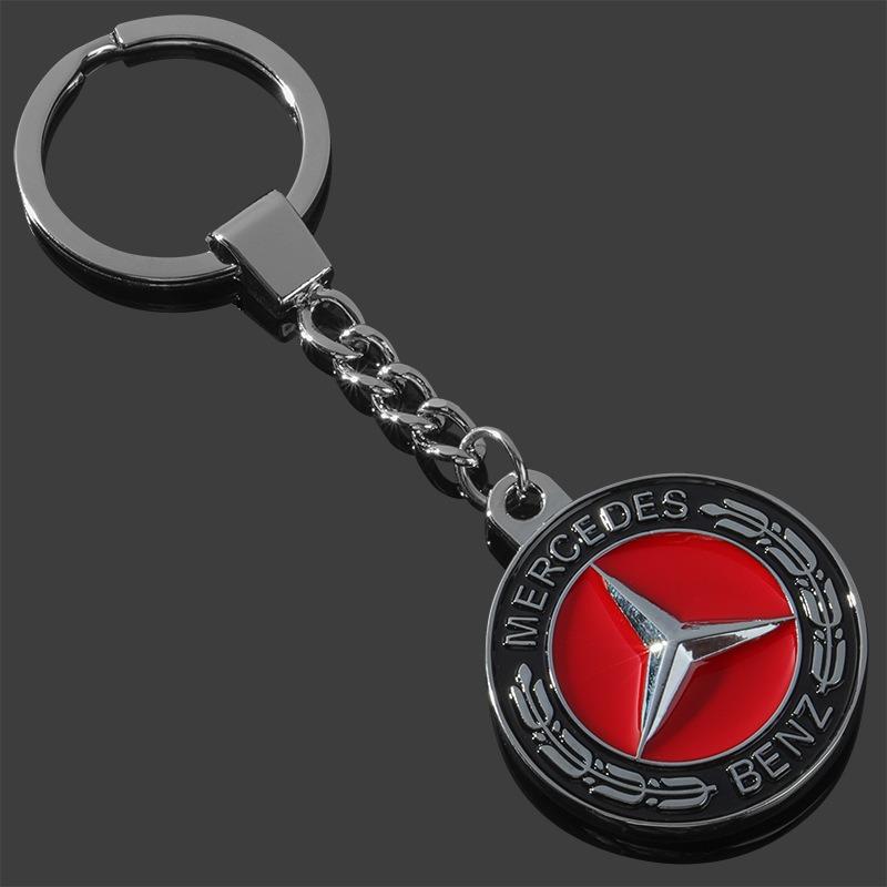Metal Car Badge Key Chain Unisex Keychain For Mercedes Benz AMG W204 W205 W203 W211 W212 W213 W201 W210 Auto Accessories