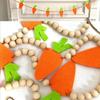 Easter Carrot Wreath Holiday Decorations for Party and DIY Craft Supply Decors