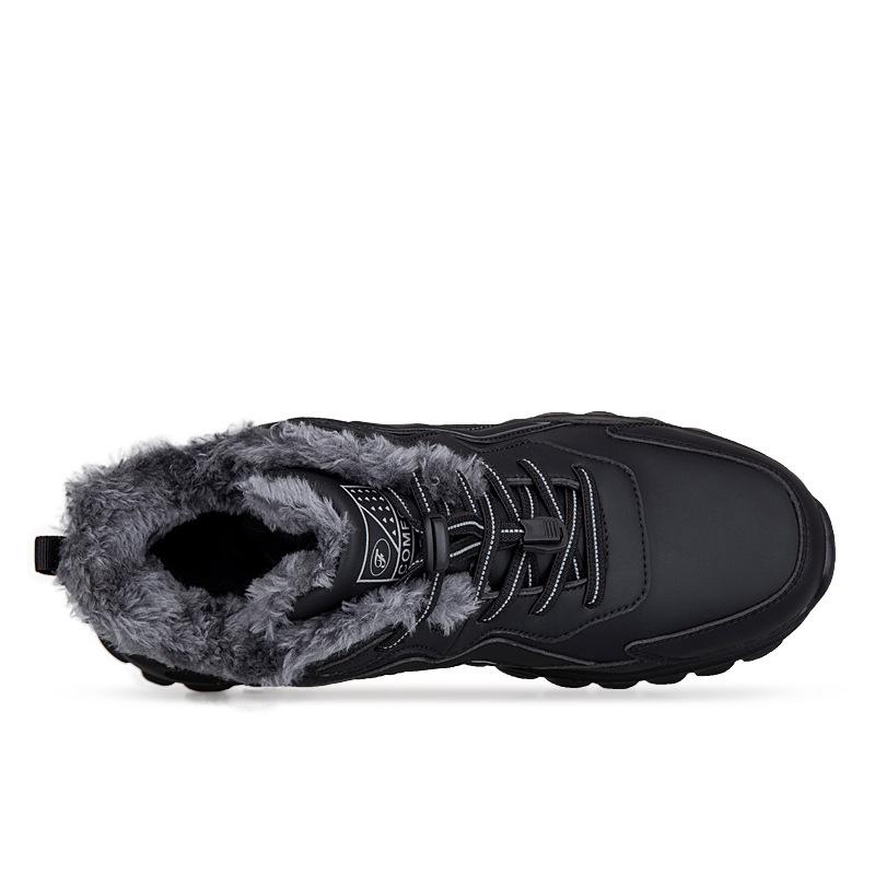 Winter new outdoor velvet non-slip high-top warm medium thickened mother sports walking shoes snow boots