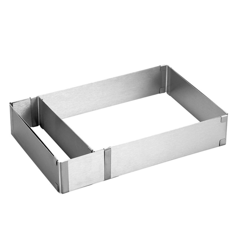 Retractable Adjustable Mousse Cake Ring Rectangle/Square Baking Mold Household Cake Mold  Dough