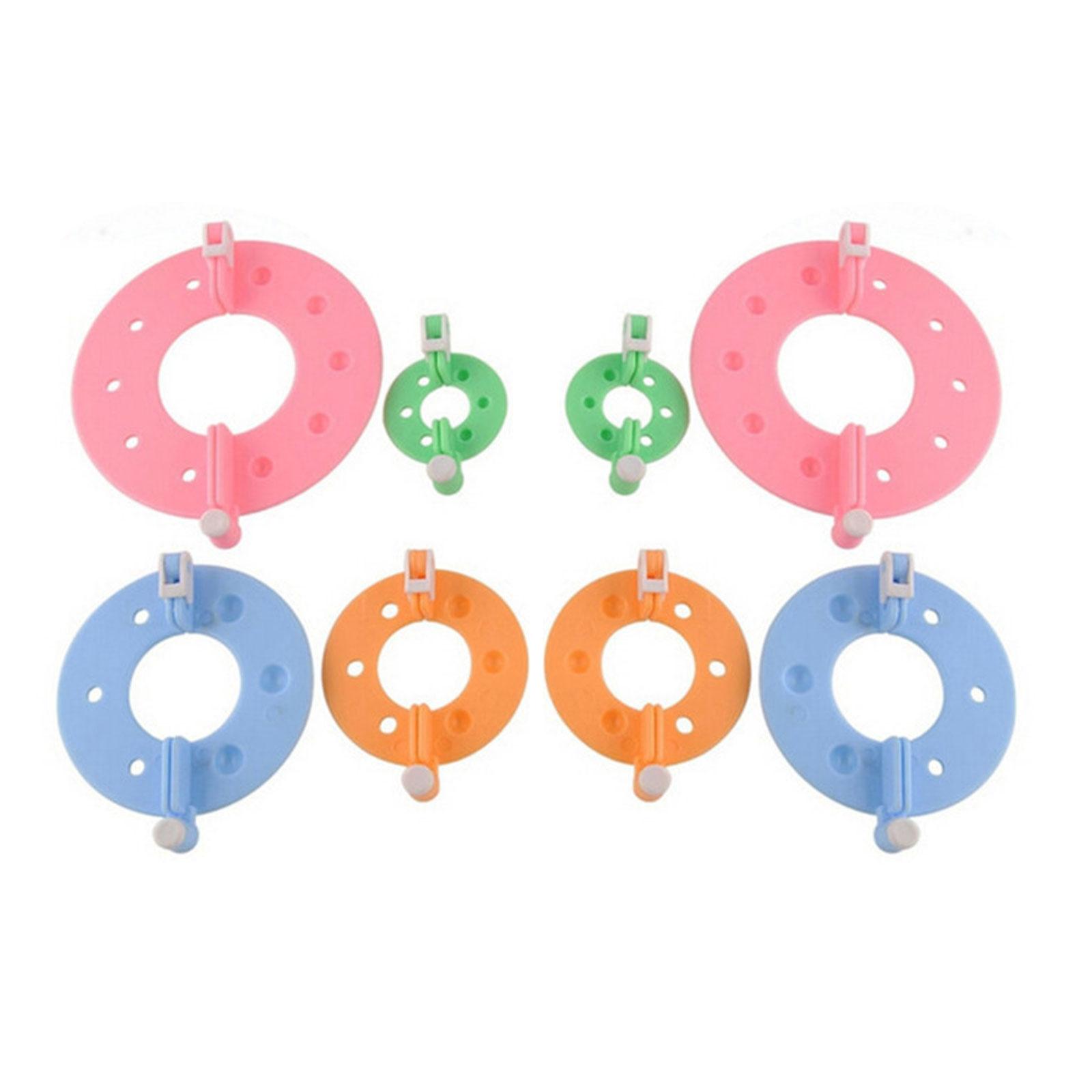 

Наборы для изготовления помпонов 4 размеров Инструмент для изготовления помпонов DIY Вязальщица пушистых шариков для вязания пряжей Легко делать помпоны