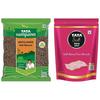 TATA Sampann Kali Masoor, 1kg & Tata Salt Rock Salt | Premium Sendha Namak | with Natural Trace Minerals | 1kg Pouch