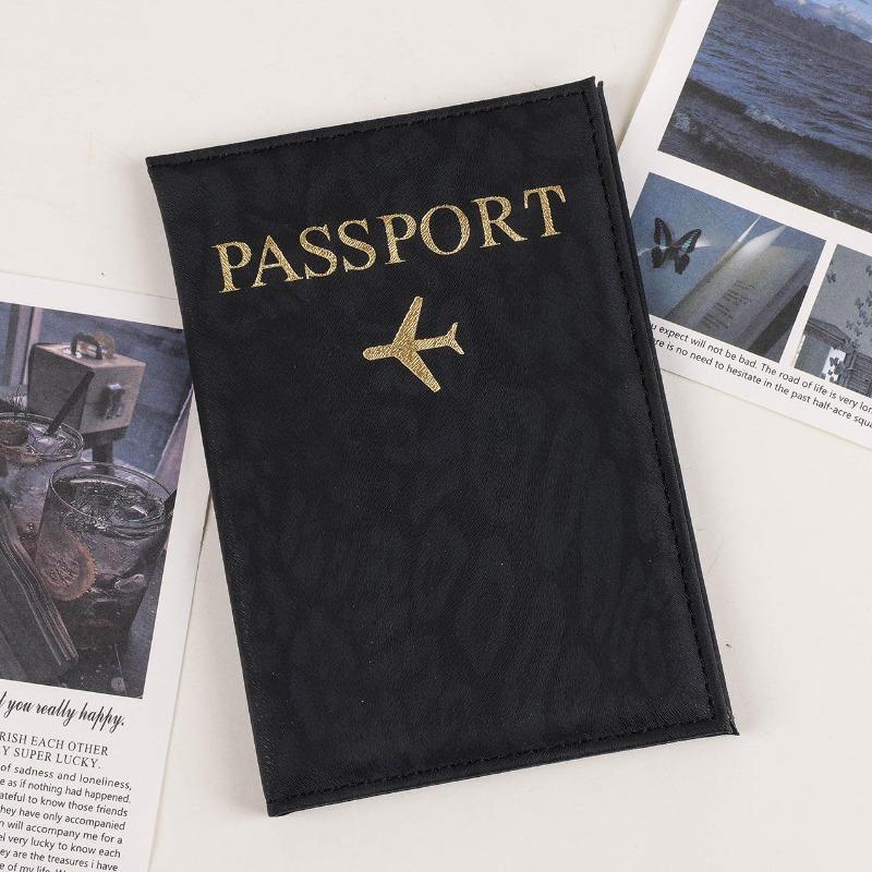 1 Stück Reisepass-Schutzhülle aus Pu-Leder, Dokumentenetui, Reisepass, Schutzhülle, Material, wasserdicht, für Frauen und Mädchen