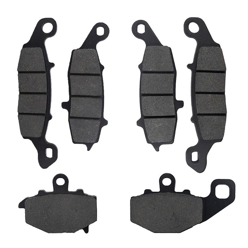 Front and Rear Brake Pads for Kawasaki KLE 650 KLE650 Versys 07-13 ER6F ER-6F 06-13 ER6N ER-6N 06-13 Z750 Z750S ZR750 04-07