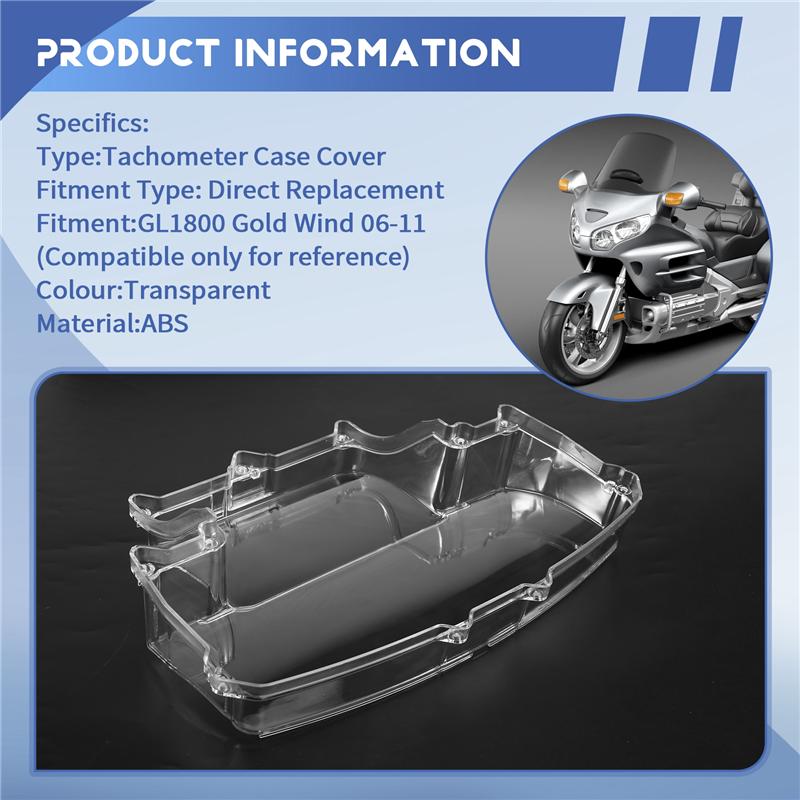 Ac29-Motorcycle Gauges Speedometer Tachometer Case Cover Fit For Honda GL1800 Gold Wind 2006-2011