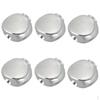 6 Pcs Zinc Alloy Guitar Strings Button Tuning Pegs Heads Concave Type