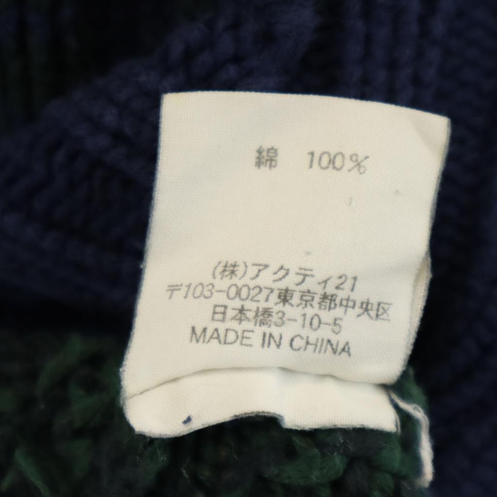 Polo by Ralph Lauren Long sleeve knit Polo shirt M Navy system Men's Used