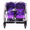 Twin Baby Strollers Raincoat Waterproof Full Wrap Case Protector Windproof Pram Cart Protective Sleeve for Outdoor Use
