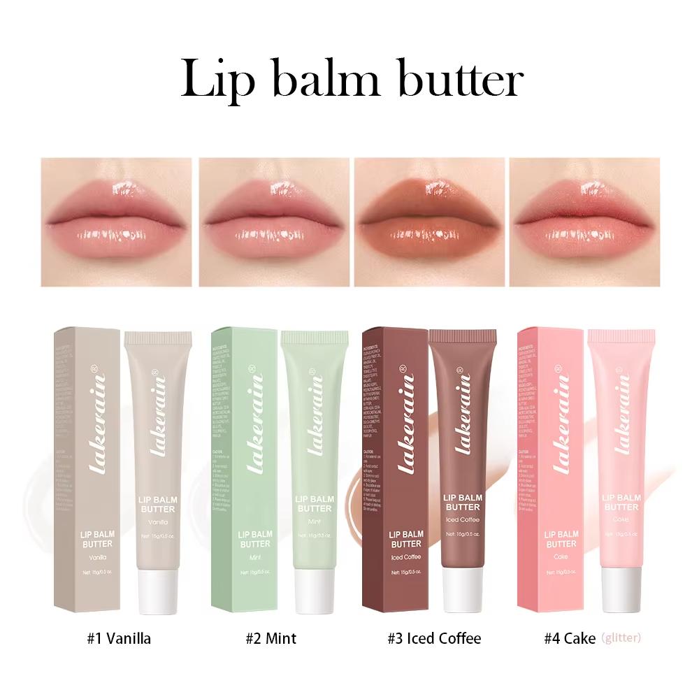 Summer Lip Balm Moisturizing Mirror Lip Gloss Lip Vanilla Mint Iced Coffee Cake Smell Lipstick Transparent Lip Oil Makeup