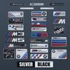 Auto Decoration Stickers 3D Aluminum Car Body Tail Trunk Badge Decals For BMW M Performance M3 M5 Motor Sport Emblem Accessories