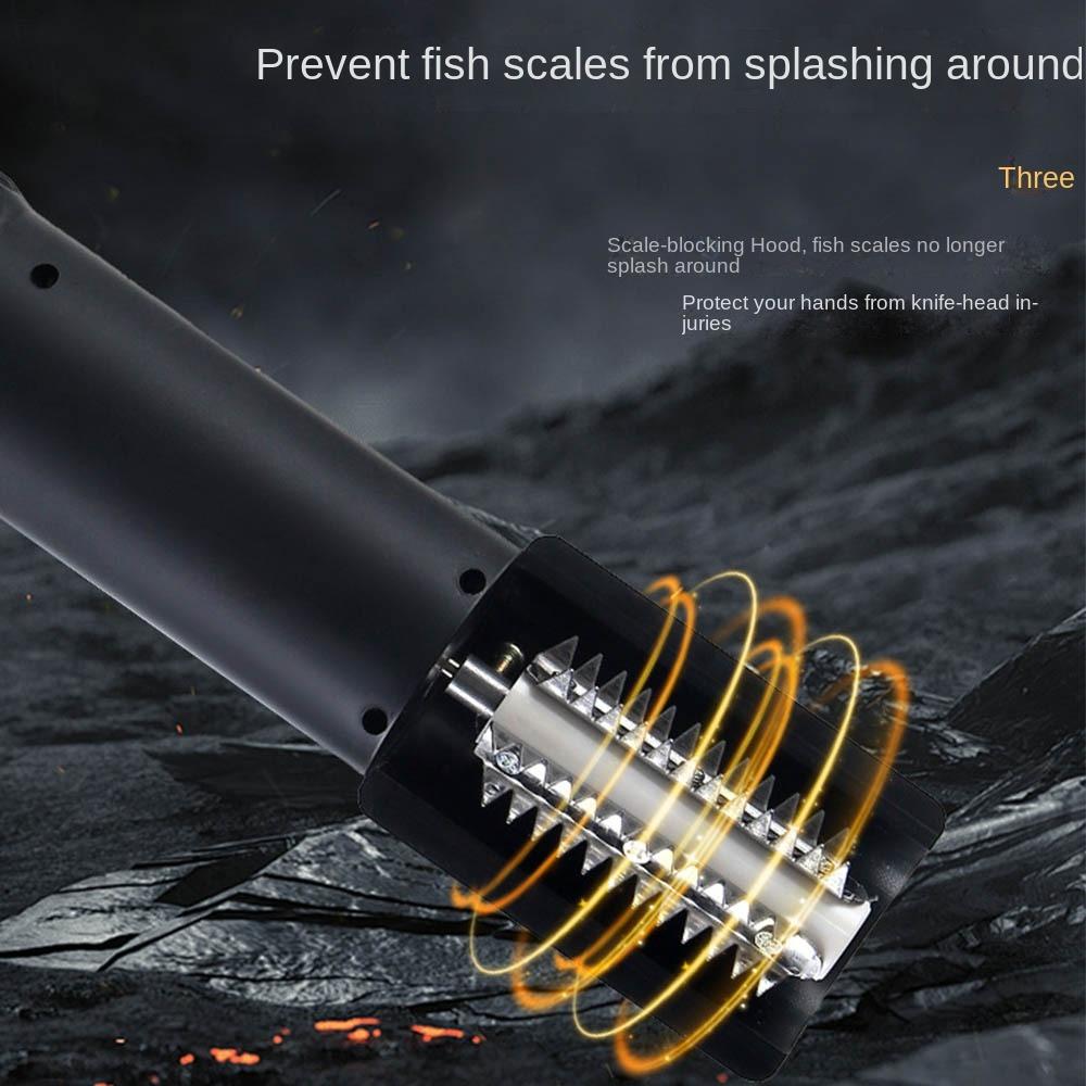 Waterproof Electric Fish Scraper USB Rechargeable Scaler Scraper Fish Scale Remover  Kitchen Tool