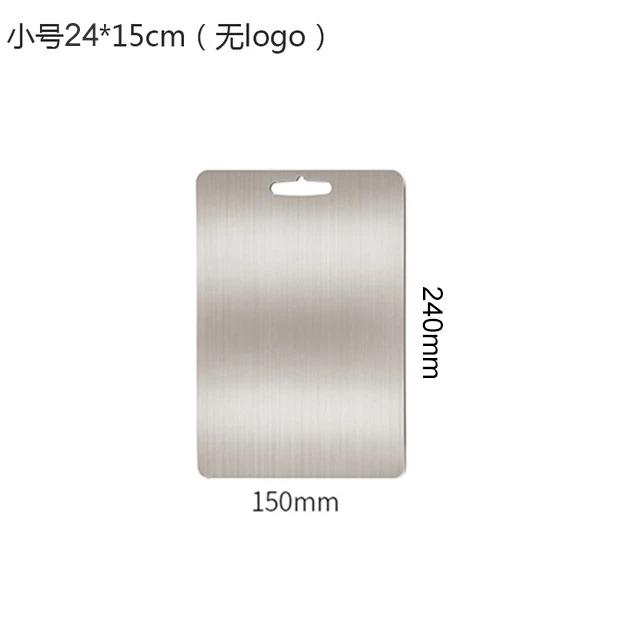 

YOMDID Stainless Steel Chopping Block Easy Clean Cutting Board Fruit Vegetable Meat Chopping Board Practical Kitchen Tool