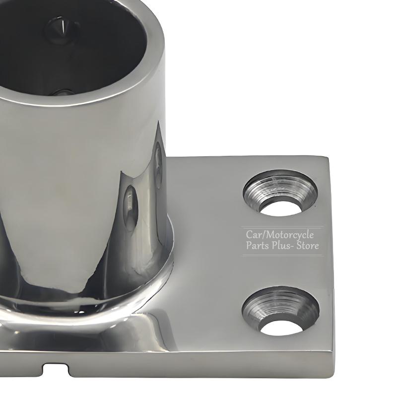 22mm 25mm 30mm 32mm 90 Degree Square Handrail Rail Bases Marine Boat Yacht Rail Mounting Brackets 316 Stainless Steel