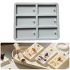 DIY Silicone Soap Mold Candles Aroma Wax Tablets Mould Handmade Flowers Aroma Wax Tablets Silicone Mold for Soap Making