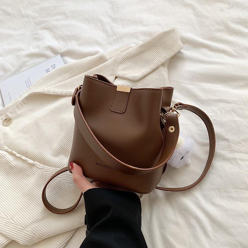IELGY Spring Summer Retro Commuter Portable Bucket Bag