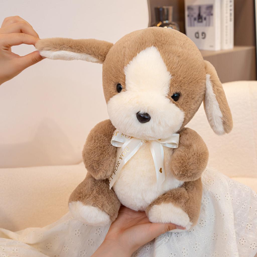Cuddly Dog Bear Rabbit Plush Toy Soft Kawaii Puppy Bunny Doll Kids Toy Cartoon Animal Girls Children Birthday Christmas Gift