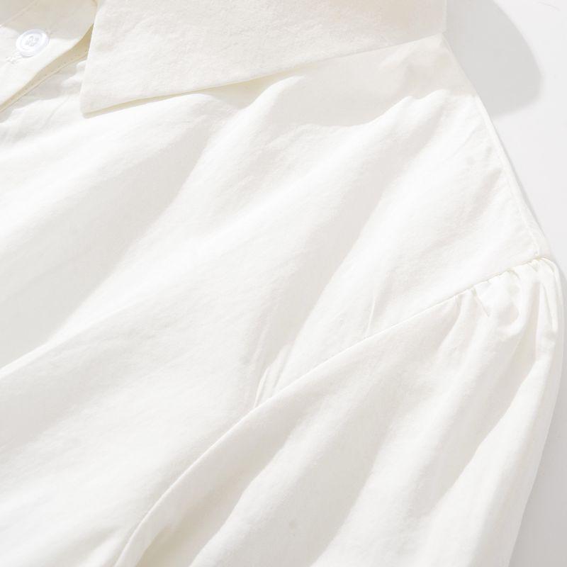 Kaslead New Women clothes Western Style Fashion Simple and Versatile Casual Long sleeve Embroidered Shirts Top