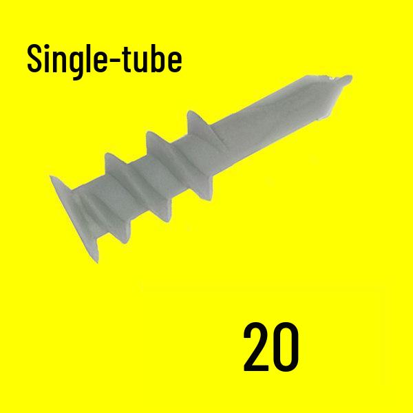 Nylon Spiral Wall Plug Screw Expansion Anchor for Plasterboard