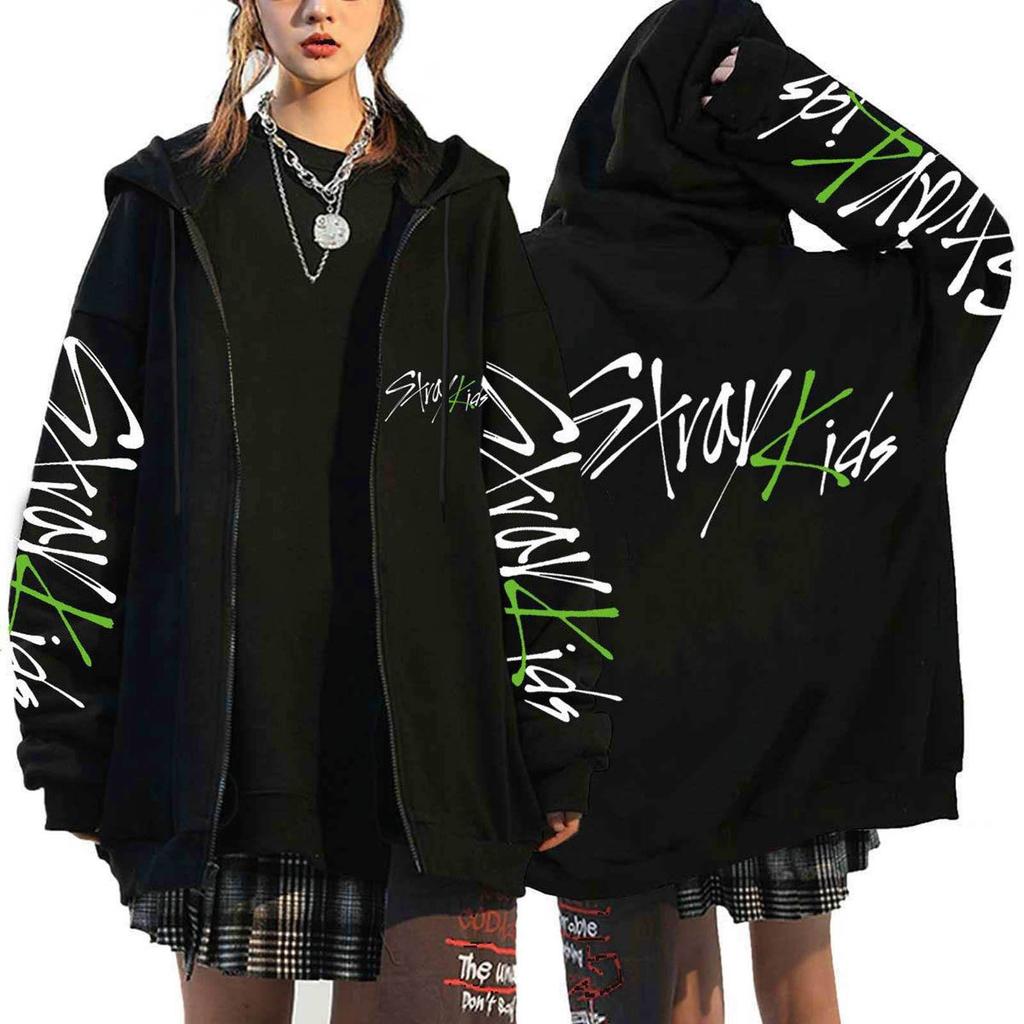 Damen Kapuzenpullover mit Reißverschluss, Teenager-Mädchen, Buchstabendruck, Sweatshirt, Kleidung, lässige Kordelzugjacke mit Taschen