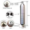 Cartucce di CO2 Ricaricabili da 45g Bombola Ricaricabile per Ciclismo all'Aperto Pompa d'Aria Gonfiabile per Auto Bevande Gassate Produzione di Birra