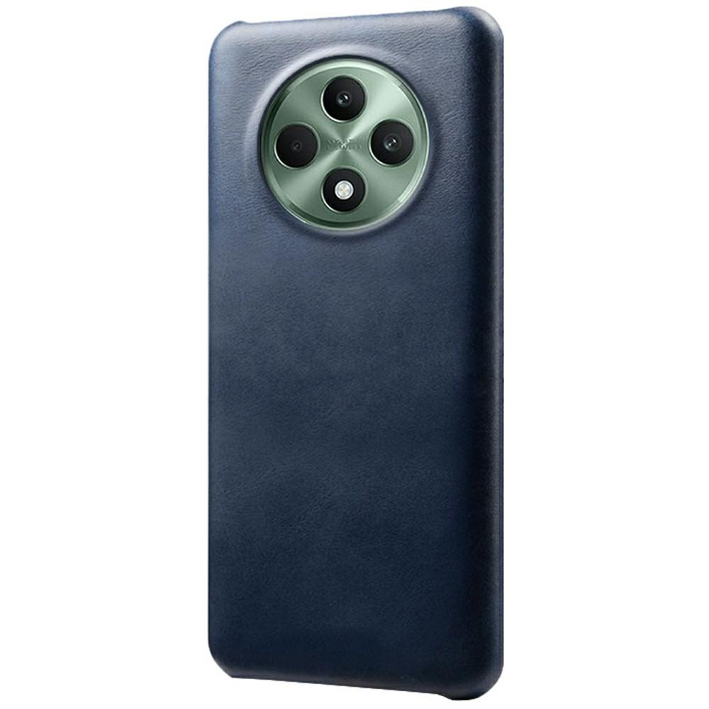 For Oppo Reno12 F 5G Case Calf Texture PU Leather Hard PC Protective Phone Cover