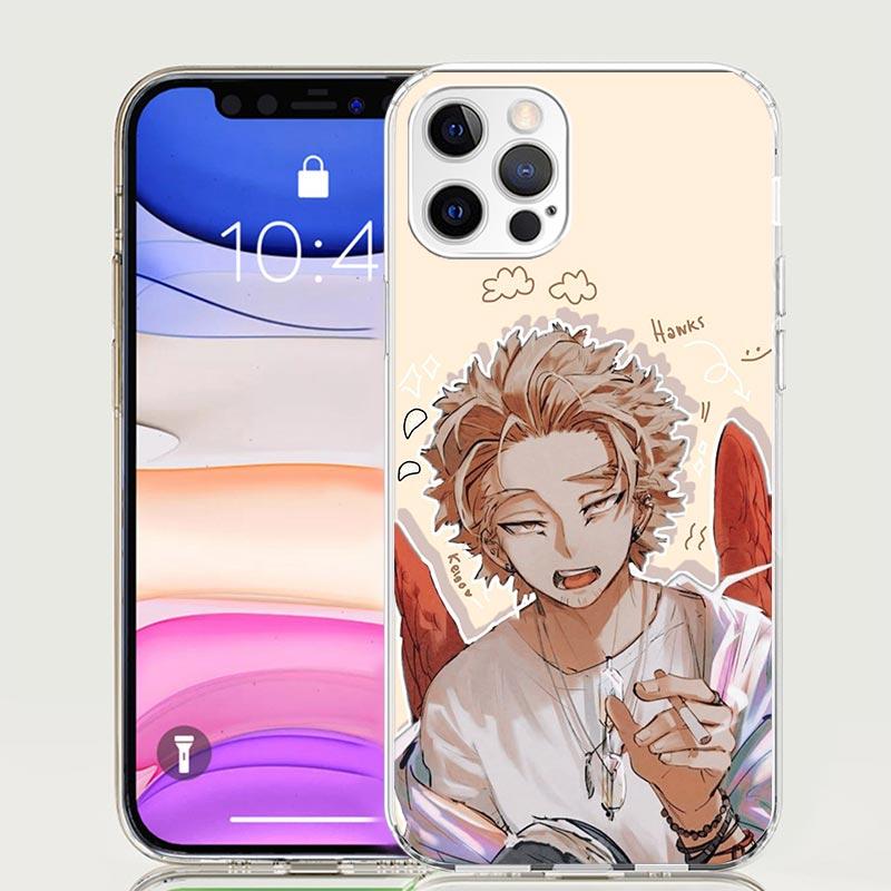 Hawks MHA My Hero A-Academy Phone Case For iPhone 17 Air 16 15 Plus 11 14 Pro Max 13 Mini 12 7 8 + SE Pattern Art Customized Cov