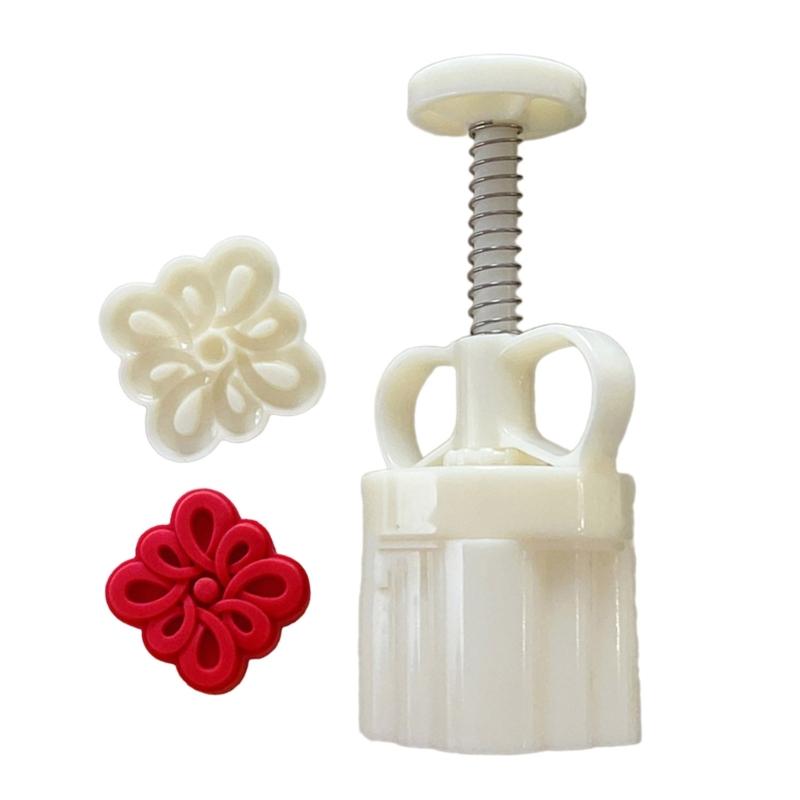 

MidAutumn Festival Mooncake Makers Happiness Knot Moon Cake Mold Cookie Stamps DIY Hand Press Cookie Dessert Cutters 1