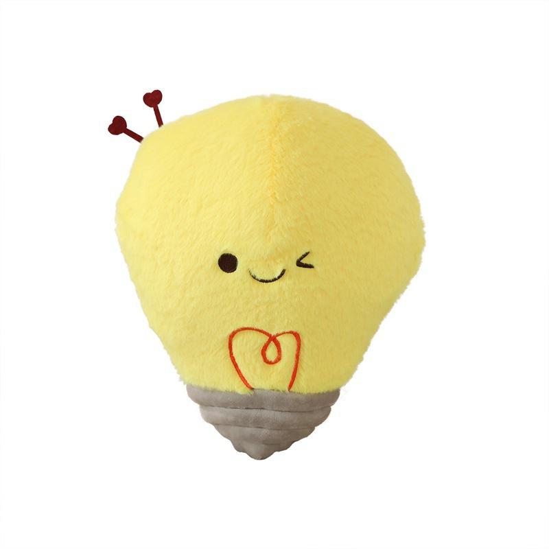

35cm New Simulated Light Bulb Doll Filled Plush Toy Pillow Cartoon Anime Pillow Suitable for Children s Birthday Gift Fun Doll жёлтый