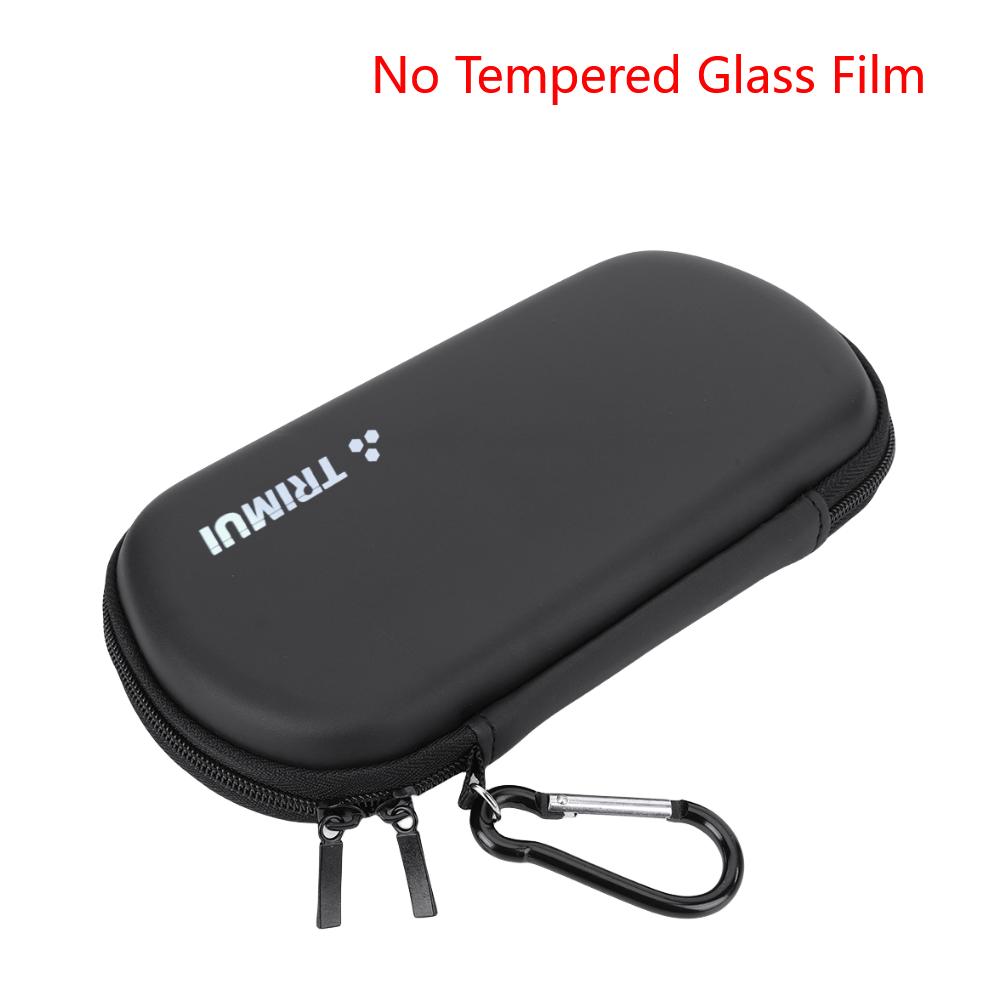 Hard Shell Storage Bag with Tempered Glass Film Portable Hard Travel EVA Case Waterproof Shockproof for Trimui Smart Pro
