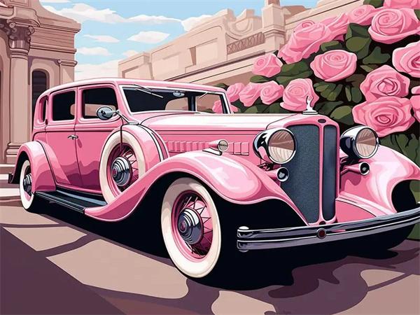 5D Diamond Painting New Arrivals Car Rose Home Decor Embroidery Mosaic Flower Landscape Wall Art