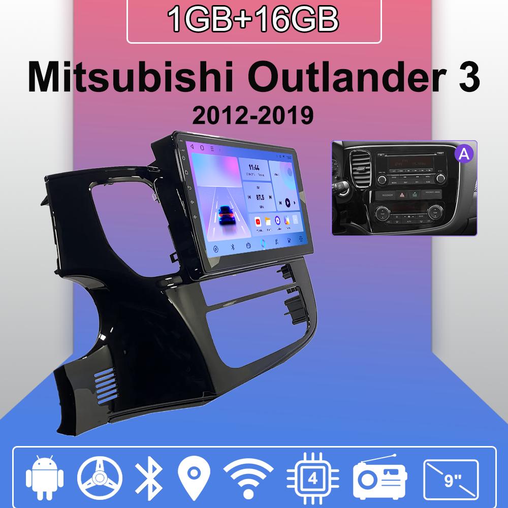 

Android Carplay автомобильное радио для Mitsubishi Outlander 3 2012-2019 мультимедийный проигрыватель головное устройство стерео GPS навигация BT WIFI 2+32 ГБ 1+16GB,A
