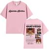 Quevedo Good Nights Tour 2025 Rapper T-shirt, High Quality T-shirts for Men and Women, Oversized Cotton T-shirt, Short Sleeve