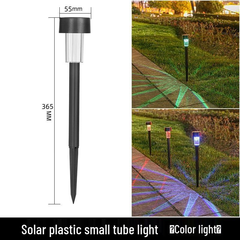 Pailide 5.5cm Plastic Colorful Solar Lawn Lights (5-Pack)