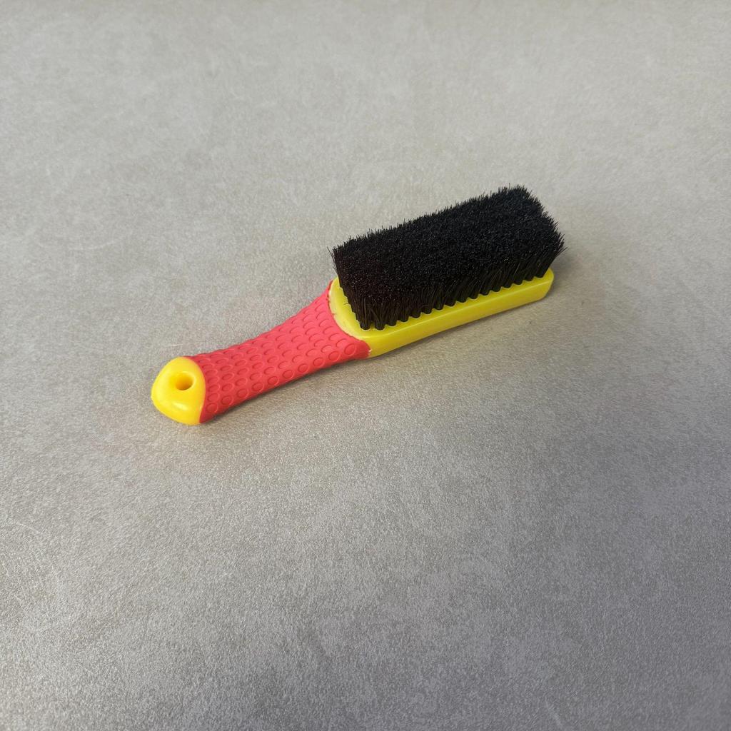 Wenwan Nano & Bristle Brush with Dual-Color Silicone Handle