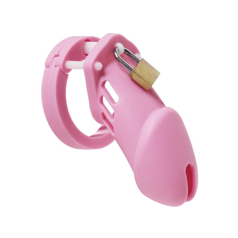 Men's Silicone Chastity Lock Transparent Chastity Lock To Prevent Cheating and Masturbation SM Sex Toys Chastity Lock for Men