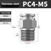 External Thread Pneumatic Air Fitting Push in Connect Air Hose Fitting  Air Hose Connections