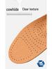 Orthopedic Genuine Leather High Arch Support Insoles - Odor-Resistant, Breathable, Sweat-Absorbent for Men & Women