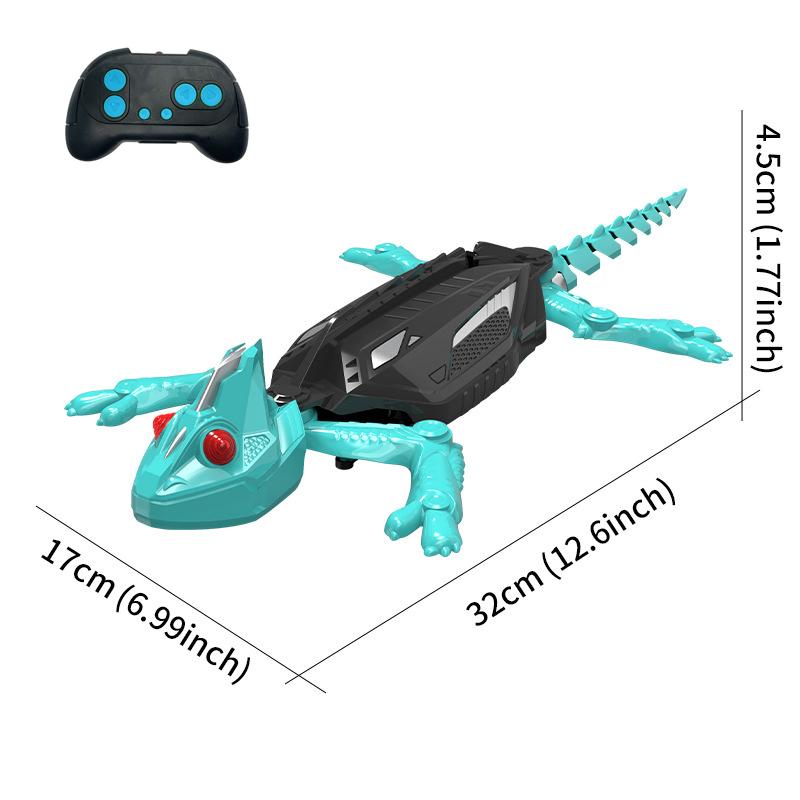 Remote Control Lizard Climbing Wall Toy Electric Gecko Spider Animal for Kids Halloween Prank Climbing Entertainment
