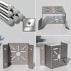 Space Saving Stainless Steel Camera Support Brackets Secure Fixing for Solars Panel Security Cameras LED Light