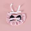 1/2Pcs Elegant Pet Princess Style Beret Bib Pearl Bow Clothing Accessories For Cats And Small Dogs Pet Clothing Accessories