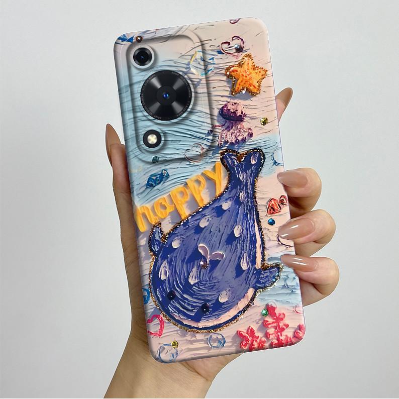 Phone Case For Huawei Nova Y72 Cases Fashion Butterfly Floral Cover For Huawei Nova Y72 NovaY72 Soft Silicone Shockproof Shell
