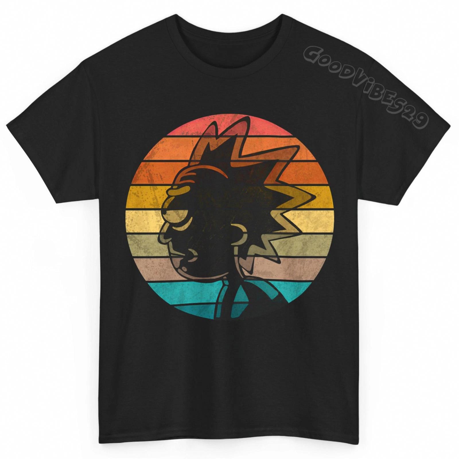 Rick And Morty Fan Art Rick Sanchez Cartoon Gift T-Shirt S-5XL Men Women Unisex XS