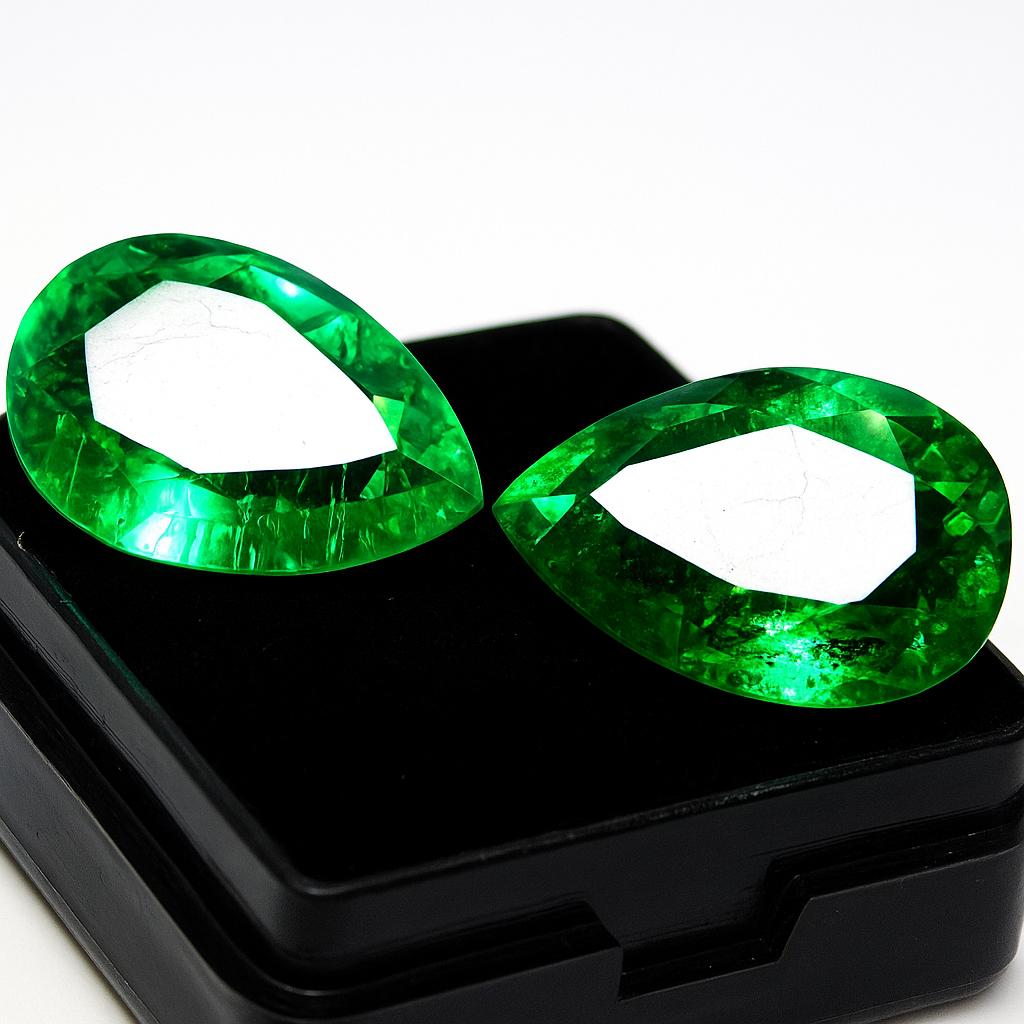 Natural Green Colombian Emerald 16ct Certified Loose Gemstone